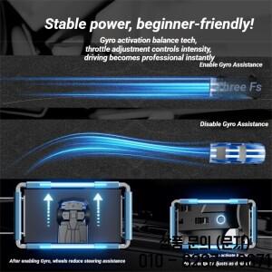 1/64 RC 자동차 볼란텍스 미니 드리프트 레트로 레이싱카 풀 스케일 후륜구동 자이로스코프 장착 머스탱 소