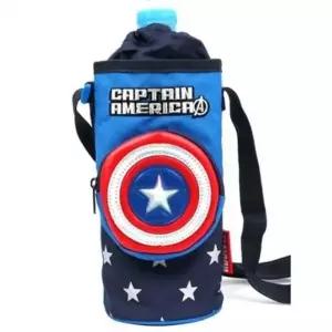 (옵션 블루-S)캡틴아메리카 텀블러 가방 텀블러백 케이스 파우치