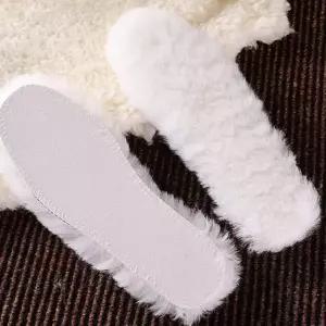 플러스 천연 통 양털깔창 커팅없는 양모 신발인솔