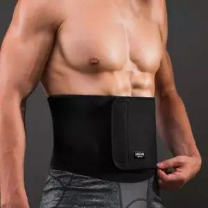 남성 허리 지지 복대 스포츠 보호대 헬스용 얇은 허리밴드