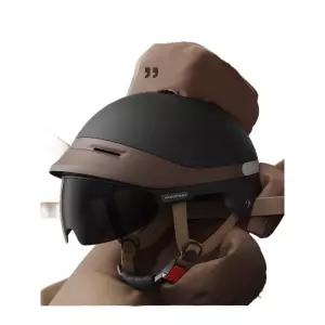 반모 헬멧 여름용 오토바이 남녀공용 하이바 여성용 고글 자외선