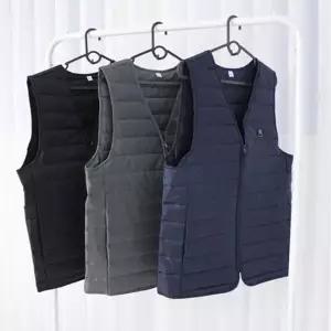 겨울용 남녀공용 경량 사무실 웰론 숏 패딩 조끼