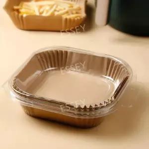 100pcs 종이트레이 사각 에어프라이어 방지 기름