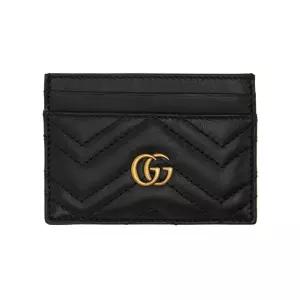 [구찌] 구찌 26SS GG 마몬트 마틀라세 카드지갑 블랙 443127 DTD1T 1000