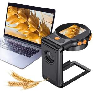 LED HD 전자 동전 돋보기와 500X 배율 디지털 현미경 홈 오피스 용 2 인치 IPS 스크린 돋보기