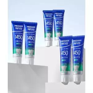 매장정품 MEDIAN 1450 고불소 치약 프레쉬민트 100g 6입