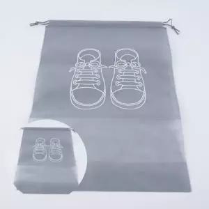 ( )신발 보관 가방 여행수납파우치 부직포신발커버 중학생실내화주머니