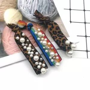 헤어타이 UA4564 머리끈 진주 엘라스틱 WF0A2FB