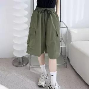 데일리 여자 반바지 카고 여성 반바지 여름 밴딩 팬츠 WF0921B