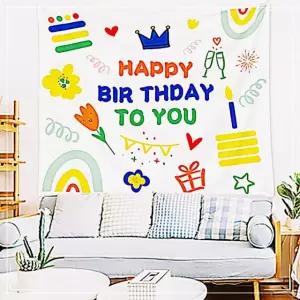 생일 현수막 축하파티 패브릭 생일포스터 DD-11831 학교 관공서 사무실 S3WA36F511