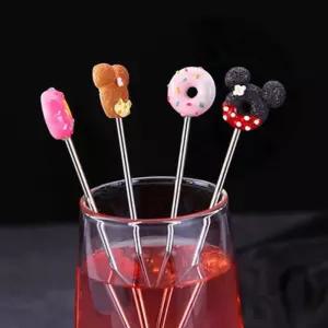 홈카페 도넛 머들러 음료 젓기 롱 스푼 디저트 음료수 카페 스틱