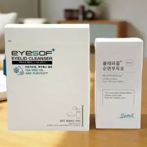 아이 티슈 티트리 오일 눈꺼풀 세정제 눈 클리너 리무버 청결