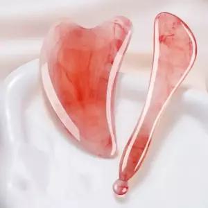 2Color 하트 지압괄사 리프팅 지압봉 세트 괄사 2P