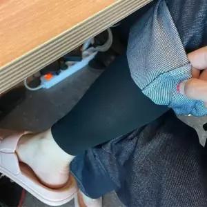 종아리 압박밴드 스타킹 검정색 WFIQG5X