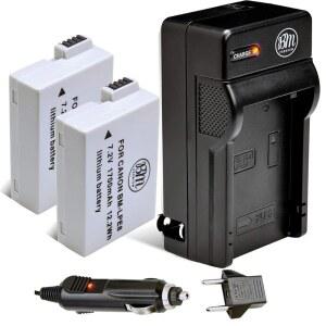 캐논 EOS 레벨 T2i, T3i, T4i, T5i, 550D, 600D, 650D, 700D DSLR 디지털 카메라용 BM 프리미엄 2팩 LP-E8 배터리 및 충전기