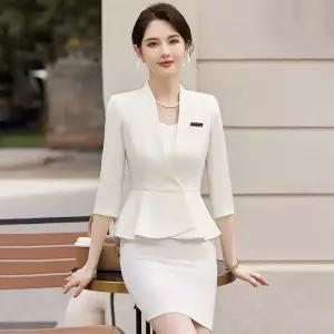 유니폼 안내데스크 여자 작업복 상담복 데스크 프론트