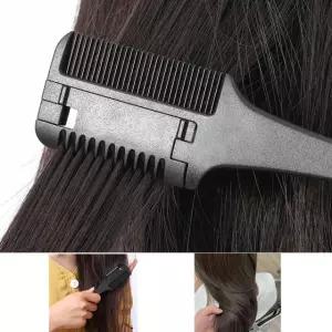 키밍 제모 빗 숱치기 다듬기 도구 1개 헤어소품 컷팅
