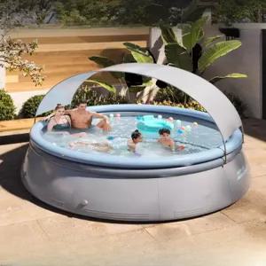 대형 이동식 수영장 원형 물놀이장 실외 원터치 가정용