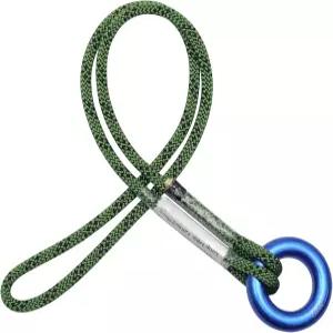 6mm 프루식 루프 코드 - 폴리에스터 48cm 길이의 이중 브레이드 로프 라펠 링 아라미드 구조 12kN 적재