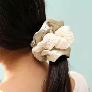 [하프클럽/]헤어스크런치 곱창밴드세트 곱창머리끈 머리끈