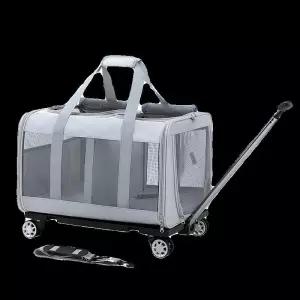 대형 고양이 바퀴 가정용 강아지 접이식 유모차 트롤리