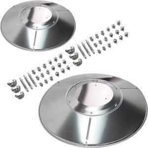 키스웜 2대 파티오 히터 히트 리플렉터 실드, 실외 히터용 교체 돔 부품