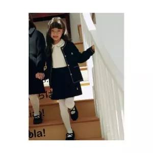 빈폴 키즈 BI5971G925 클래식 저지 트위드 재킷치마바지 투피스 세트 블랙 906048