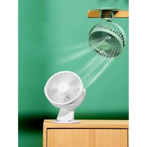 무선 선풍기 클립형 사무실 USB 도서관 충전식 캠핑용 무소음 집개형