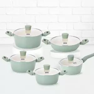 키친플라워 쿠킨 그린애플 인덕션 냄비 5종 선택