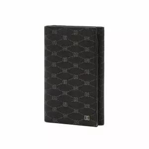 닥스핸드백 DBWA6E754BK 블랙 DD로고 가죽 장지갑