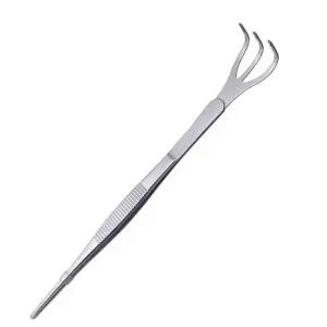 원예용핀셋 갈고리형 롱 하엽정리 분갈이 다육이