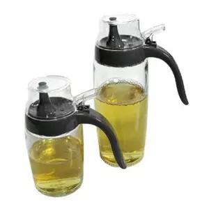 시노글라스 병 기름병 소스병 양념병 그레이500ML