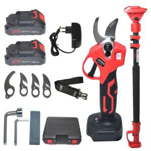 충전식 전동전지가위 5M 배터리X2 고지가위 무선 브러쉬리스 30MM 모터 세트 연장대 21V