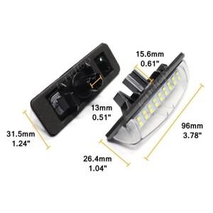 렉서스 호환 IS300 LS430 RX330 HS250h 도요타 호환 호환 프리우스 야리스 캠리 호환용 2개 화이트 LED 번