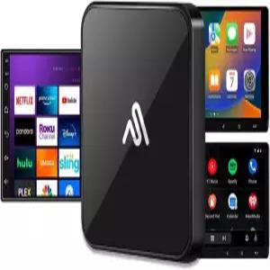 CarPlay TV 어댑터 - 유선 카플레이를 무선 카플레이로 변환 스틱을 꽂으면 자동차 인포테인먼트 화면에서