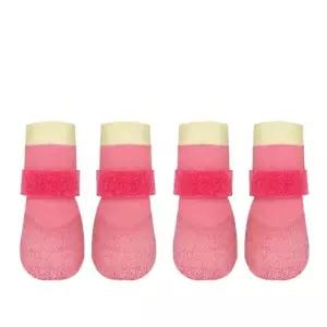 밑창 개 방수 내마모성 미끄럼 방지 니트 반려동물 신발 부드러운 커버