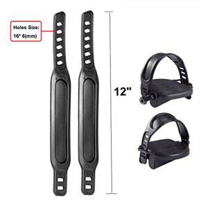 운동용 자전거 페달 있는 1쌍 스트랩이 사이클 넓은 고정 가정용