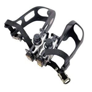 조정 가능한 발가락 클립 교체 내구성 스트랩이 사이클링 자전거 있는 자전거용 미끄럼방지 실내 범용 운동용 페달