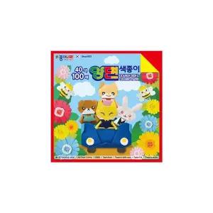 종이나라 더 커진 30cm 양면 색종이 40색 100매