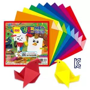 500 양면색종이 16색 8매 30세트240매 1515cm 대용량 KC인증