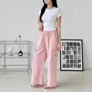 [라일리여성의류] Rly 체일스시그니처 바스락 맥스와이드 카고바지 스트링