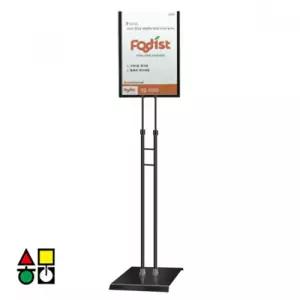 삼화 양면삽 입식 포스터 스탠드 A3 SUDP-22 QBK 웰컴 보드 메뉴판 안내판