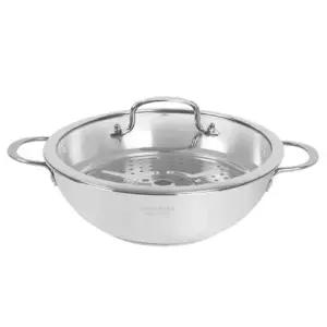 [퀸센스] 모던 인덕션 스텐304 찜냄비 24cm 궁중전골 찜솥 찜기