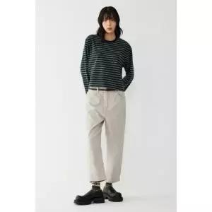 (국내매장정품) STUDIO TOMBOY 피그먼트 워싱 백밴딩 데님팬츠_베이지 91F5462771 2510621448 178294