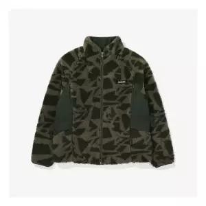 [휠라]우븐 배색 플리스 자켓 FS2PLF4131X_DOV 303745