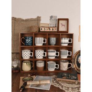 장식품 진열대 원목 선반 술잔 작은 화이트 벽걸이 찻잔 색상 식탁위 건잔 다기 빈티지