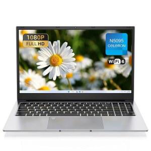 노트북 컴퓨터 15.6인치 Windows 11 Pro 16GB RAM, 256GB ROM, N5095 CPU 프로세서 최대 2.9GHz, 5G WiFi/BT 4.2/HDMI - 비즈니스 노트북/학생용 컴퓨터, 유선 마우스 및 패드가 장착된 소형