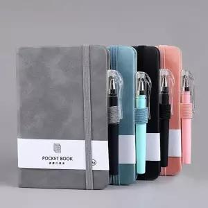 데일리 업무 용 노트 포켓 다이어리 펜 세트