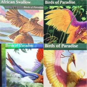 파라다이스 버드 TCG 프록시 매직 카드 게임 블랙 최고급 프록시 플레잉 카드 보드 게임 트레이딩 카드 프