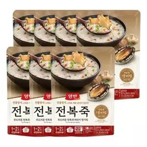 [동원에프앤비][동원] 양반 전복죽 420g X 7개 /파우치형/즉석죽/대용식